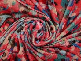 Floral & paisley Digital Printed Velvet Fabric