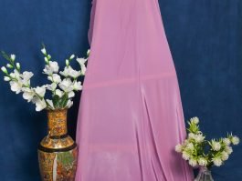 Mill Dyed Lavender Viscose Crepe Fabric