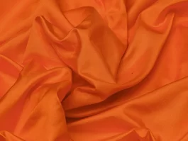 Yarn Dyed Orange Gabardine Silk Fabric