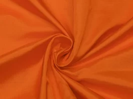 Yarn Dyed Orange Gabardine Silk Fabric