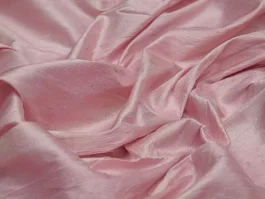 White Shot Rose Peach Yarn Dyed Indian Raw Silk (100 gm)