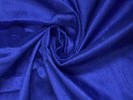 Royal Blue Yarn Dyed Indian Raw Silk (100 gm)