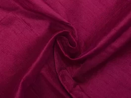 Wine Yarn Dyed Indian Raw Silk (100 gm)