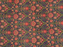 Floral Patterned Digital Printed Velvet Fabric
