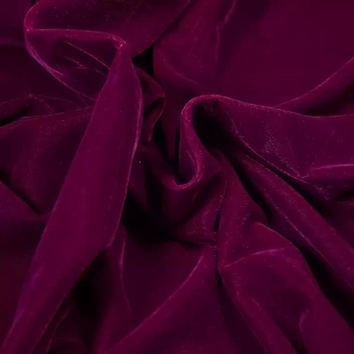 Pink Velvet 9000 Embroidered Fabric, For Clothing