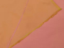 Yarn Dyed Gold by D.Pink Gabardine Silk Fabric