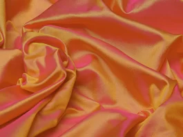 Yarn Dyed Rani Shot Gold Gabardine Silk Fabric