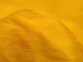 Yellow Gold Yarn Dyed Indian Raw Silk (100 gm)