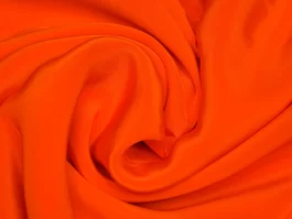 Orange Viscose Crepe Mill Dyed