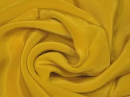 Yarn Dyed Mustard Viscose Crepe Mill Dyed