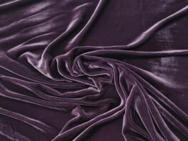 Dyed Garnet Pure Silk Velvet for Bridal Gowns / Lehangas Outfits